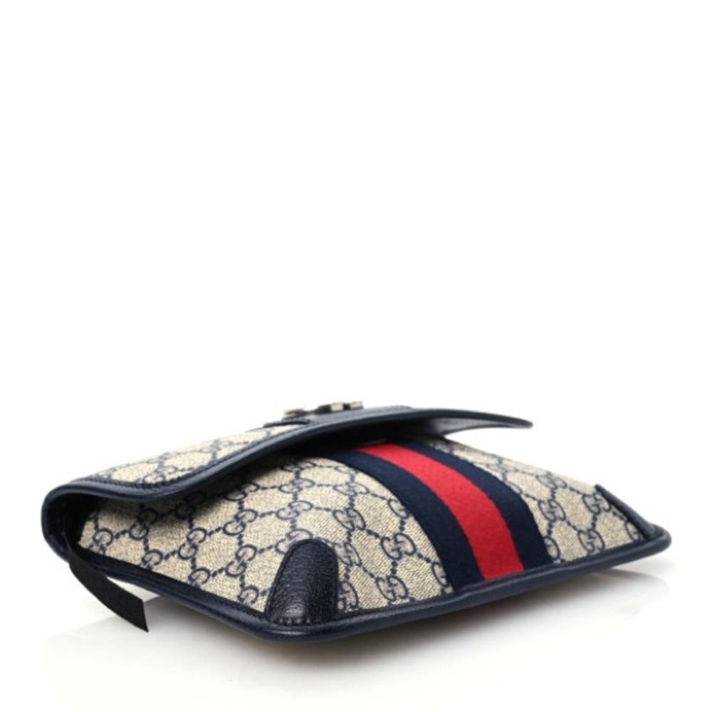 New GUCCI Ophidia GG Supreme Monogram Web Belt crossbody Bag 100/40 Bei… - Picture 5 of 13